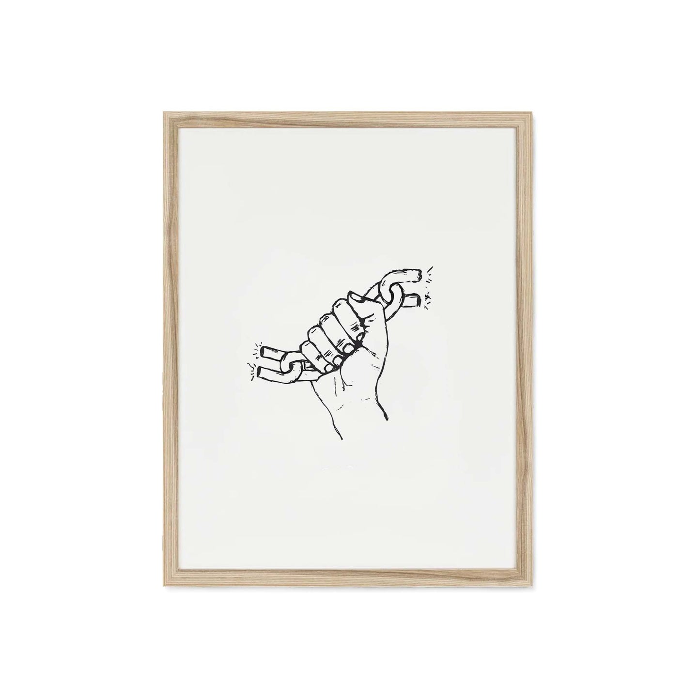 "Break Chains" Framed Print